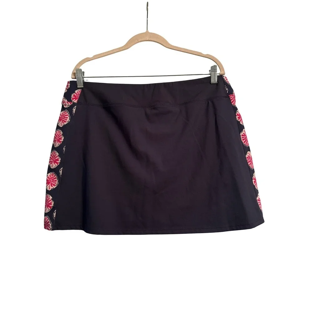 Tommy Bahama Floral‎ Skort XL Golfcore Coastal Prep Resort Tennis Athletic Wear